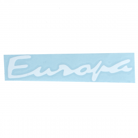 Calcomania "Europa" Blanca