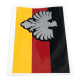 Calcomania "ALEMANIA AGUILA" bandera