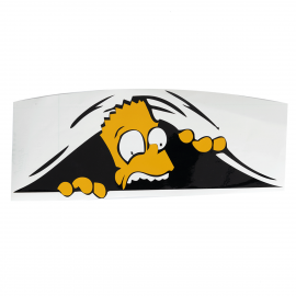 Calcomanía de Vinil con Imágen de Bart Simpson