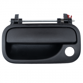 Manija Exterior de Puerta Delantera Izquierda Negra con Hoyo de Llave Original para Chevy C1, C2, C3