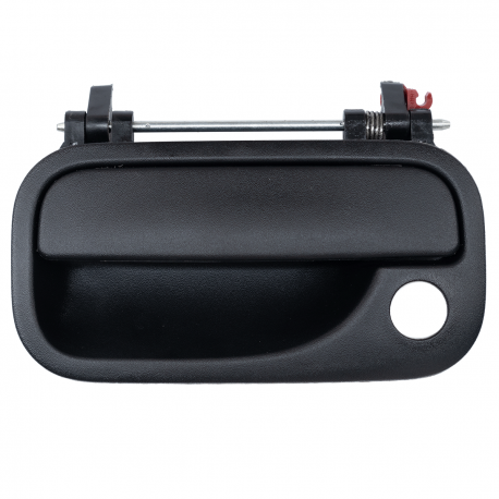 Manija Exterior de Puerta Delantera Izquierda Negra con Hoyo de Llave Original para Chevy C1, C2, C3