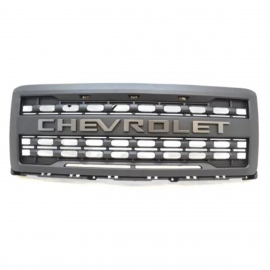 Parrilla Negra con Letras Chevrolet y Luz LED Auto Magic para Silverado 