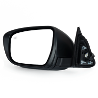 Espejo Retrovisor Izquierdo Negro Eléctrico con Luz Direccional YYM para X-Trail