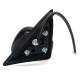 Espejo Retrovisor Izquierdo Negro Eléctrico con Luz Direccional YYM para X-Trail