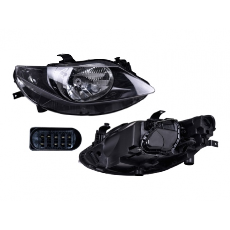 Faro Principal Derecho con Fondo Negro y un As DEPO para Ibiza