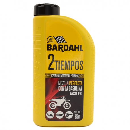 Botella de Aceite Bardahl para Motos de 2 Tiempos