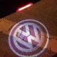 Par de Proyectores de Luz Inferior de Puerta con Logo de VW para Golf A6, Jetta A6, Bicentenario, Bora