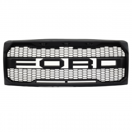 Parrilla Negra con Letras FORD y Luz LED Auto Magic para F150, Lobo