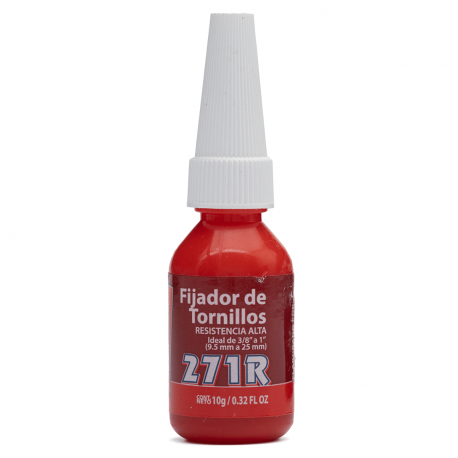 Liquido Fijador de Tornillería Rojo Ecom 