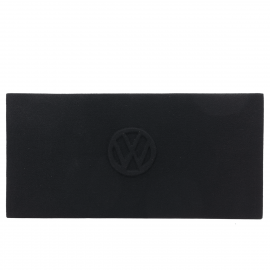 Tapa Traseras de Madera con Forro de Alfombra Negra y Orificios de Bocina para Caribe