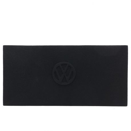 Tapa Traseras de Madera con Forro de Alfombra Negra y Orificios de Bocina para Caribe