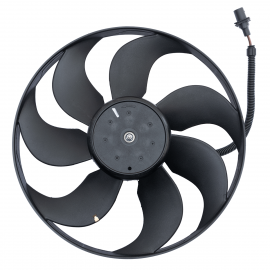 Motoventilador Izquierdo con Aire Acondicionado Bruck para Jetta A4 2.0, Golf A4 1.8, Beetle 2.0, Polo 1.6, Leon 1.8