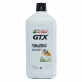 Aceite Multigrado Mineral SAE 10W-40 Castrol GTX para Motores a Gasolina