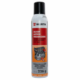 Silicón Acético RTV Presurizado Würth para Formar Juntas