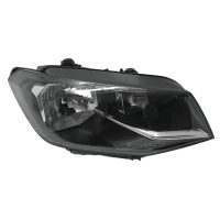 Faro Principal Derecho con Fondo Negro sin Focos Auto Magic para Caddy