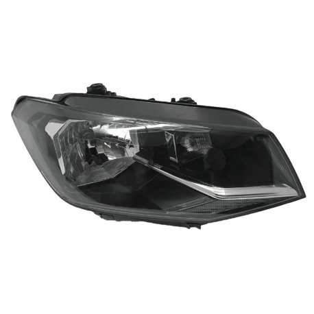 Faro Principal Derecho con Fondo Negro sin Focos Auto Magic para Caddy