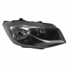 Faro Principal Derecho con Fondo Negro sin Focos Auto Magic para Caddy