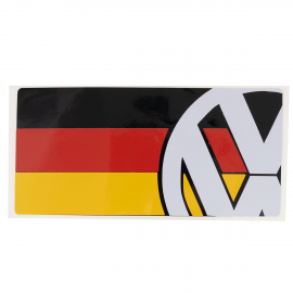 Calcomanía Externa de Vinil con Bandera German Volks