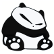 Calcomanía Externa de Vinyl Panda Enojado