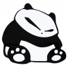 Calcomanía Externa de Vinyl Panda Enojado