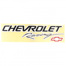 Calcomanía Externa de Vinil con Emblema y Leyenda Chevrolet Racing