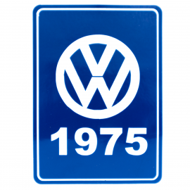 Calcomanía Azul Decorativa VW Generación 1975