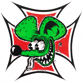 Calcomanía Externa de Vinil "RAT FINK"