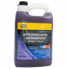 Garrafa de 3.78 Litros de Anticongelante Púrpura Hella Para Motor Diésel