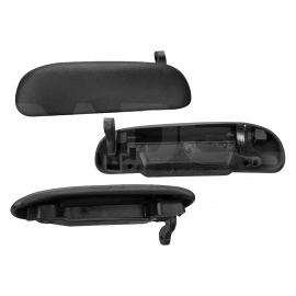 Manija Exterior de Puerta Delantera Izquierda Corrugada Negra Reforzada para Fiesta, Ikon, Courier, Ka