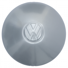 Tapón de Rin Tipo Bola de 5 Birlos Color Aluminio con Emblema VW Chico para VW Sedán, Safari, Combi, Brasilia