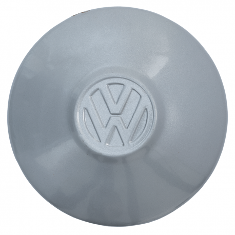 Tapón de Rin Color Aluminio Logo VW Clásico para Sedan, Safari, Brasilia