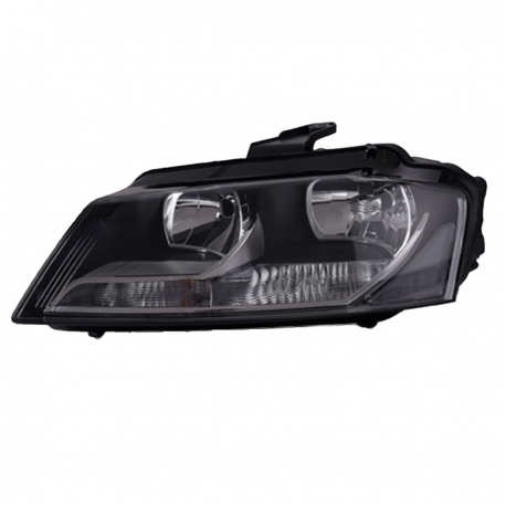 Faro Principal Izquierdo Eléctrico con Motor y Fondo Negro DEPO para Audi A3
