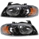 Juego de 2 Faros Principales con Fondo Negro y Reflejante Ámbar Diforza para Sentra B15