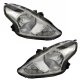 Juego de 2 Faros Principales de Fondo Cromado Diforza para Versa, V-Drive