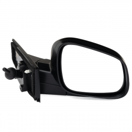 Espejo Lateral Derecho Corrugado con Palanca de Ajuste Manual para Spark Classic, Beat Sedán y Hatchback