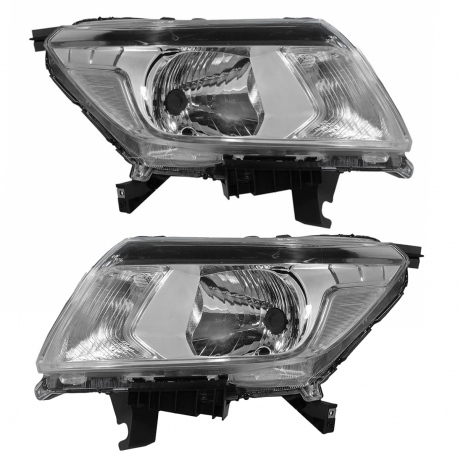 Johns, Juego De Faros Delanteros Compatibles Con Skoda Fabia A Partir De 12/99 Neuwa. Juego H7/H3 Izquierdo Y Derecho