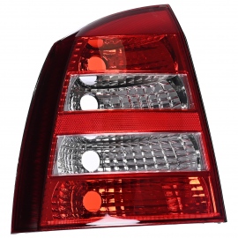 Calavera Izquierda Blanco con Rojo sin Foco DEPO para Astra Sedán