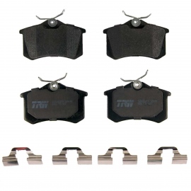 Juego de 4 Balatas Traseras TRW para Golf A4, Jetta A4, Clásico, New Beetle 2.0L