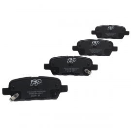 Juego de 4 Balatas Traseras Semi-Metalicas FP para 350z, Altima, Maxima, Murano, Quest, Koleos y Xtrail