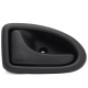 Manija Negra Interior de Puerta Delantera Izquierda Hushan para Platina, Clio
