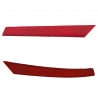 Juego de 2 Cuartos Reflejantes Rojos de Facia Trasera Original para Ibiza