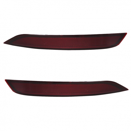 Juego de 2 Reflejantes Rojos de Facia Trasera Diforza para Polo