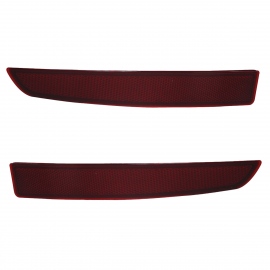 Juego de 2 Reflejantes Rojos de Facia Trasera Versión Bicentenario Diforza para Jetta A6