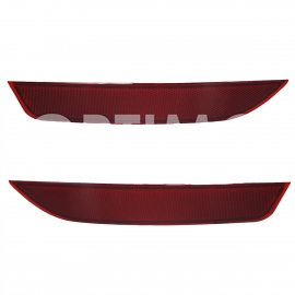 Juego de 2 Reflejantes Rojos de Facia Trasera Diforza para Jetta GLI A6