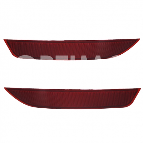 Juego de 2 Reflejantes Rojos de Facia Trasera Diforza para Jetta GLI A6