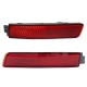 Juego de 2 Reflejantes Rojos de Facia Trasera Diforza para Sentra B17, Juke, Murano