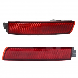 Juego de 2 Reflejantes Rojos de Facia Trasera Diforza para Sentra B17, Juke, Murano