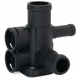 Toma de agua de 2 bulbos y con 2 salidas Bruck para Golf A2 y Jetta A2, GTI y Combi