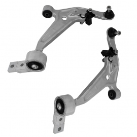 Juego de 2 Horquillas de Aluminio Inferiores con Rótula y Bujes Yokomitsu para X-Trail