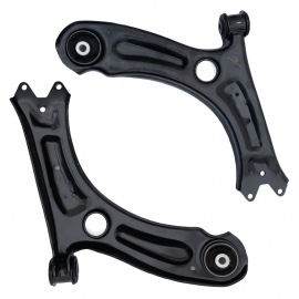 Juego de 2 Horquillas de Suspensión con Bujes Bruck para Jetta A6 2.5, Golf A7 1.4